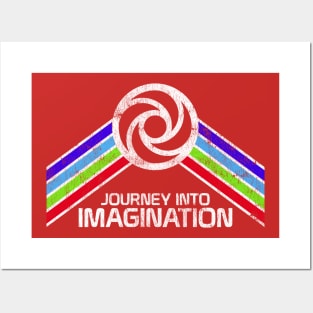 Journey Into Imagination Epcot Center Pavilion Rainbow Design Posters and Art